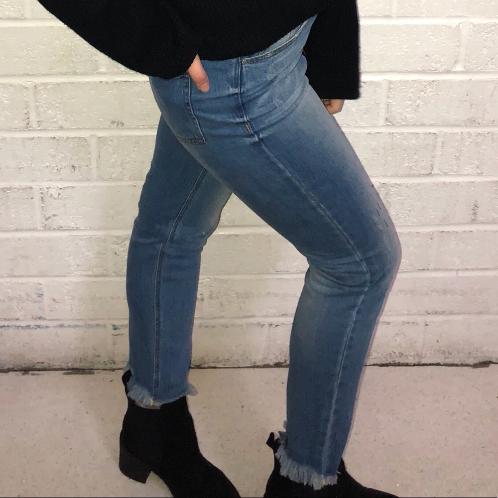 Rachel Denim Slim Blue Jeans boot cut